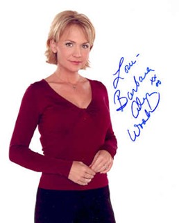 Barbara Alyn Woods autograph