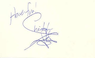 Christopher Atkins autograph