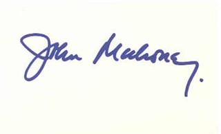John Mahoney autograph