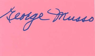George Musso autograph