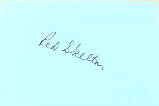 Red Skelton autograph