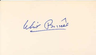 Whit Bissell autograph