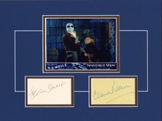 The Invisible Man autograph
