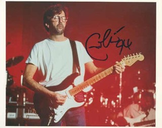 Eric Clapton autograph