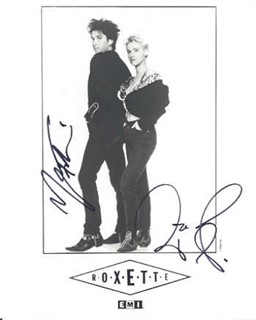 Roxette autograph