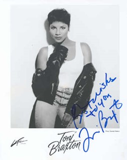 Toni Braxton autograph