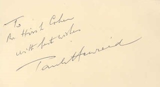 Paul Henreid autograph