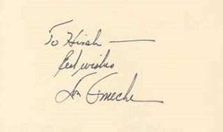 Don Ameche autograph