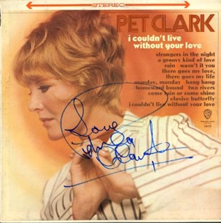 Petula Clark autograph