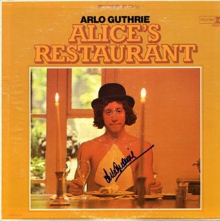 Arlo Guthrie autograph
