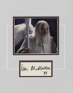 Ian McKellen as Gandalf autograph