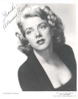 Rosemary Clooney autograph