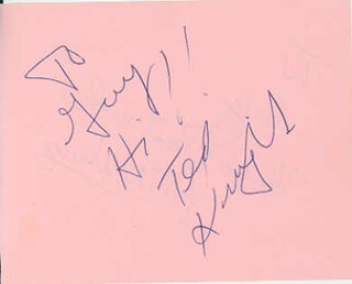 Ted Knight autograph