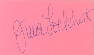 June Lockhart autograph