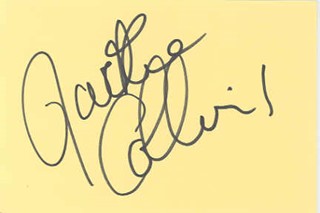 Jackie Collins autograph