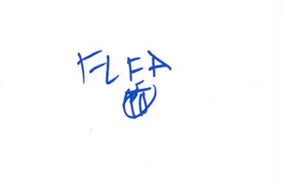 Flea autograph