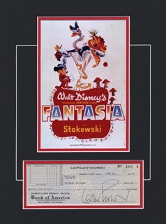 Disney's Fantasia autograph