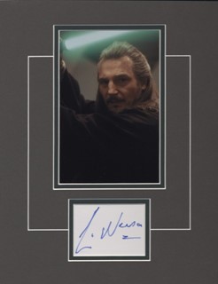 Liam Neeson autograph