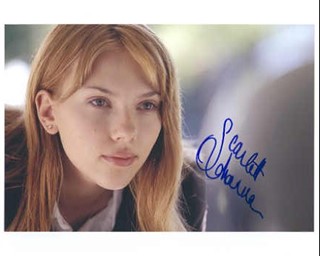 Scarlett Johansson autograph