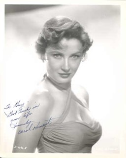 Carol Ohmart autograph