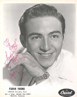 Faron Young autograph