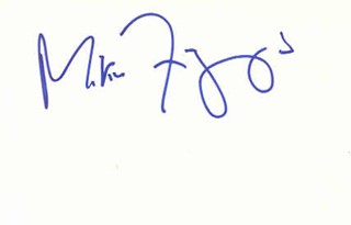 Mike Figgis autograph