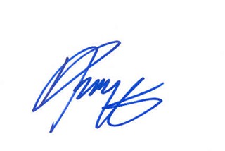 Kenny G autograph