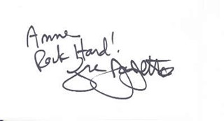 Joan Jett autograph