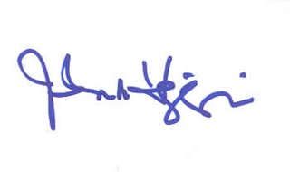 John Michael Higgins autograph