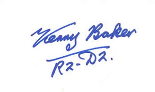 Kenny Baker autograph