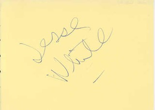 Jesse White autograph