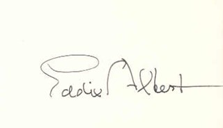 Eddie Albert autograph