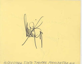 Victor Borge autograph