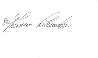 Franco Columbo autograph