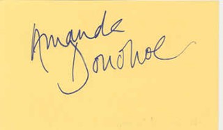 Amanda Donohoe autograph