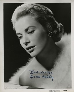 Grace Kelly autograph