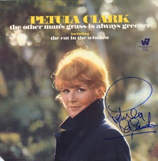 Petula Clark autograph