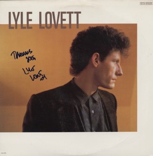 Lyle Lovett autograph