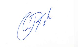 Christopher Knight autograph