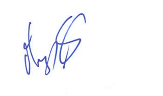 Gregory Smith autograph