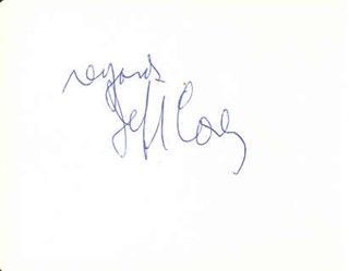Jeff Corey autograph