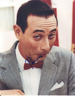 Pee-Wee Herman autograph