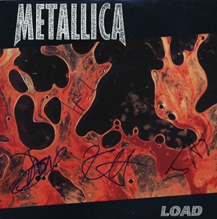 Metallica autograph