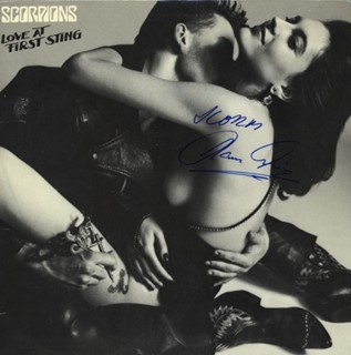 Scorpions autograph