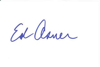 Ed Asner autograph