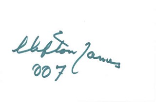 Clifton James autograph