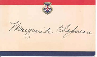 Marguerite Chapman autograph