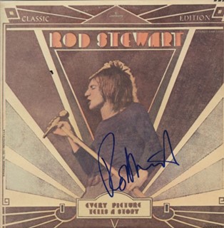 Rod Stewart autograph
