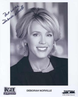 Deborah Norville autograph