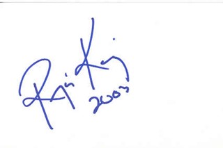 Regina King autograph